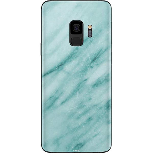 Turquoise Marble Galaxy S9 Skin